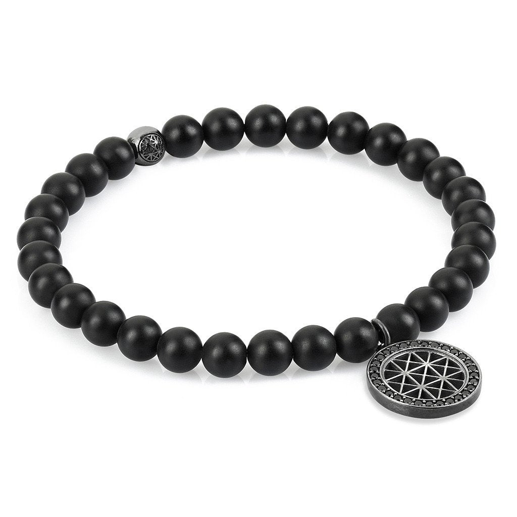 Atolyestone Charm Bracelet - Solid Silver- Beaded Charm Bracelets- ATOLYESTONE- aststaj