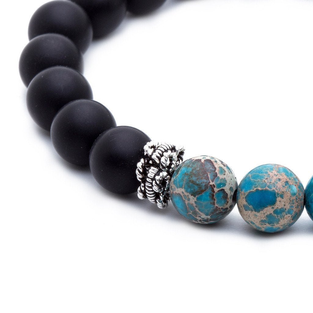 Agate Beaded Bracelet- Beaded Bracelets- ATOLYESTONE- aststaj