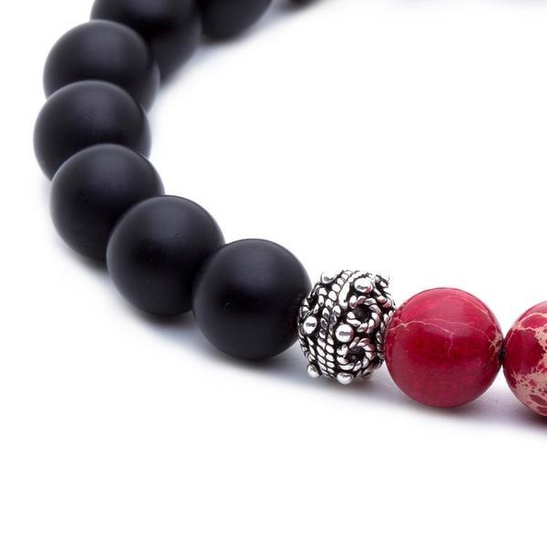 Agate Beaded Bracelet- Beaded Bracelets- ATOLYESTONE- aststaj