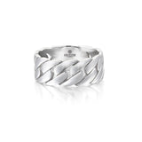  Chain Ring - Solid Silver- Mens Rings- ATOLYESTONE- aststaj