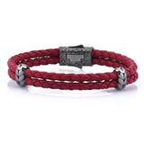  Atolyestone Elements - Solid Silver- Leather Bracelets- ATOLYESTONE- aststaj