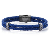  Atolyestone Elements - Solid Silver- Leather Bracelets- ATOLYESTONE- aststaj