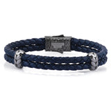  Atolyestone Elements - Solid Silver- Leather Bracelets- ATOLYESTONE- aststaj