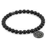  Atolyestone Charm Bracelet - Solid Silver- Beaded Charm Bracelets- ATOLYESTONE- aststaj