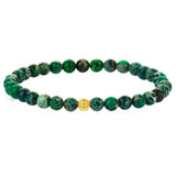  Atolyestone Jasper Essentials - Solid Silver- Beaded Bracelets- ATOLYESTONE- aststaj