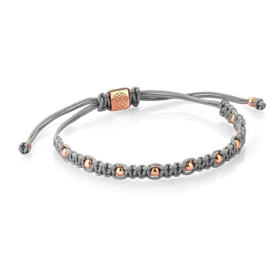  9 Balls Macrame - Silver- Macrame Bracelets- ATOLYESTONE- aststaj