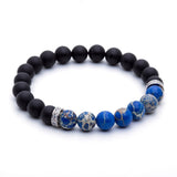  Agate Beaded Bracelet- Beaded Bracelets- ATOLYESTONE- aststaj