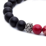  Agate Beaded Bracelet- Beaded Bracelets- ATOLYESTONE- aststaj