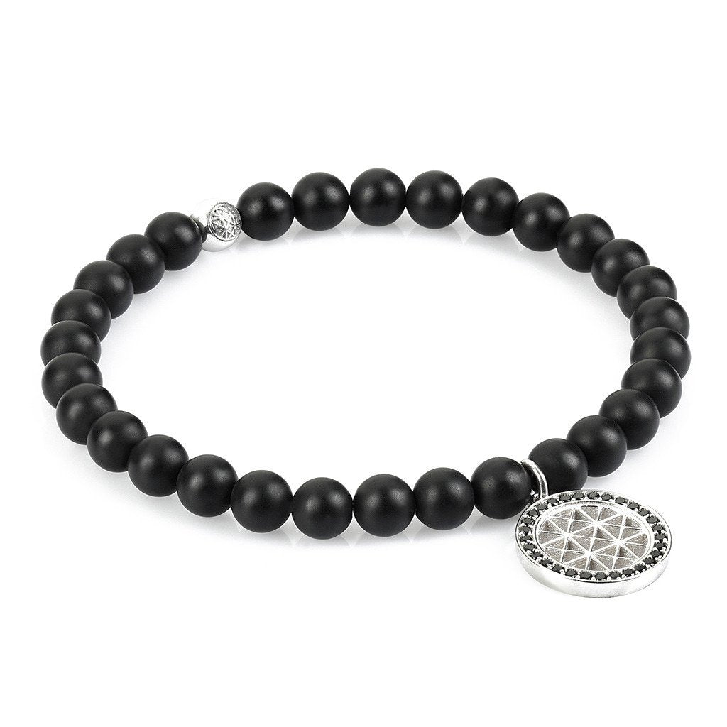  Atolyestone Charm Bracelet - Solid Silver- Beaded Charm Bracelets- ATOLYESTONE- aststaj