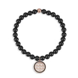  Atolyestone Charm Bracelet - Solid Silver- Beaded Charm Bracelets- ATOLYESTONE- aststaj