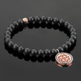  Atolyestone Charm Bracelet - Solid Silver- Beaded Charm Bracelets- ATOLYESTONE- aststaj