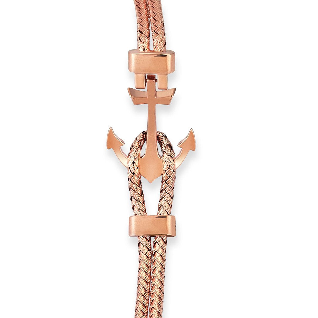  Anchor Bangle - Silver- Braided Bangle Bracelets- ATOLYESTONE- aststaj