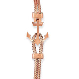  Anchor Bangle - Silver- Braided Bangle Bracelets- ATOLYESTONE- aststaj