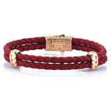  Atolyestone Elements - Solid Silver- Leather Bracelets- ATOLYESTONE- aststaj