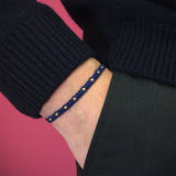  9 Balls Macrame - Silver- Macrame Bracelets- ATOLYESTONE- aststaj