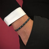  9 Balls Macrame - Silver- Macrame Bracelets- ATOLYESTONE- aststaj