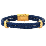  Atolyestone Elements - Solid Silver- Leather Bracelets- ATOLYESTONE- aststaj