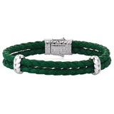  Atolyestone Elements - Solid Silver- Leather Bracelets- ATOLYESTONE- aststaj