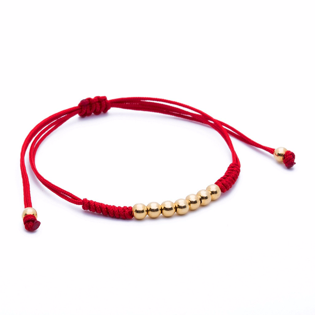  7 Balls Macrame - Silver- Macrame Bracelets- ATOLYESTONE- aststaj