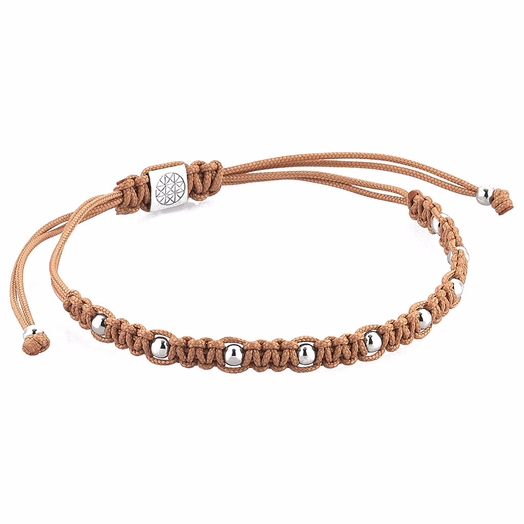  9 Balls Macrame - Silver- Macrame Bracelets- ATOLYESTONE- aststaj