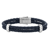  Atolyestone Elements - Solid Silver- Leather Bracelets- ATOLYESTONE- aststaj